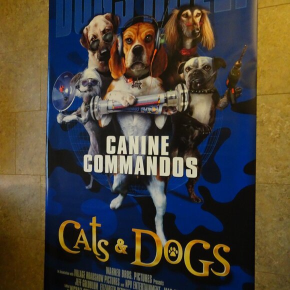 CATS & DOGS - MOVIE BANNER - Picture 11 of 12